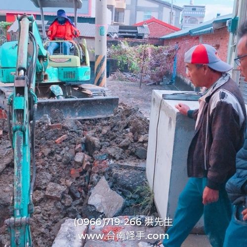 台南化糞池開挖埋設施工實例-預鑄型化糞池-傳統化糞池-水泥化糞池-環保型化糞池-台南化糞池廠商